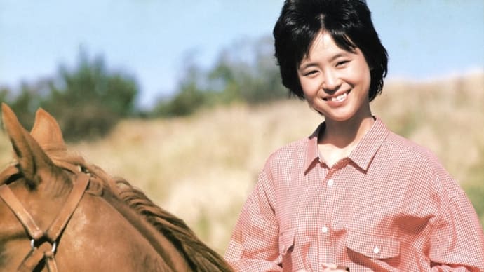 藤枝牧子さんと乗馬デート♡松田聖子 揚げ羽の君 千年の恋 ひかる源氏物語での歌唱シーン ファルセット♡