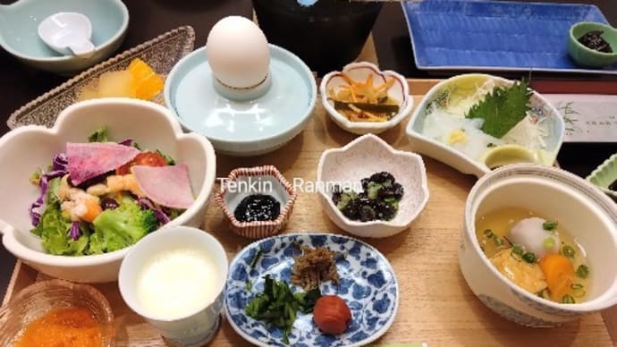 福井 芦原温泉 宿の朝食