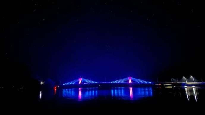 芦北大橋ライトアップ 11月3日