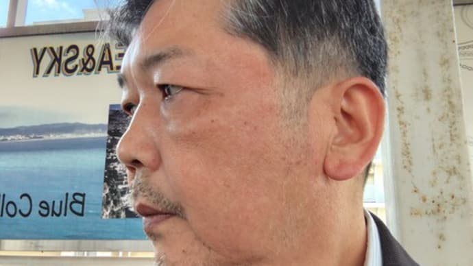 絵画作品「顔」/an art work " Face " painted by Katsutoshi Ishikawa