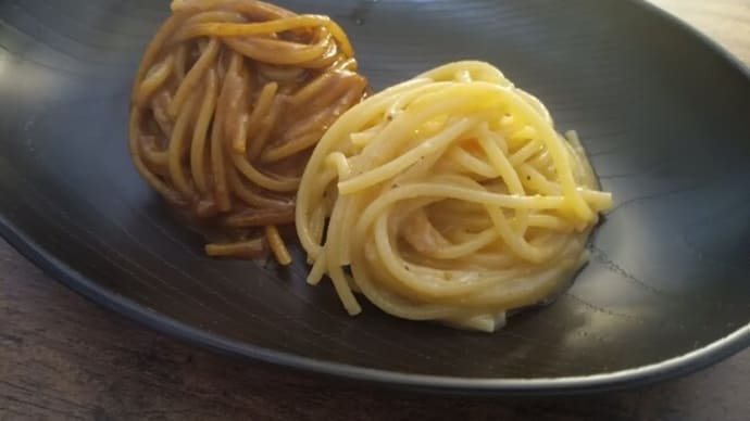 シチュー風カルボナーラ&キングダムパスタ