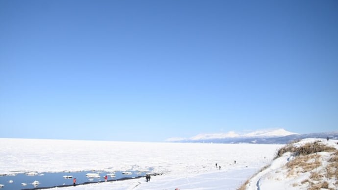 待望の青空と、流氷🎥