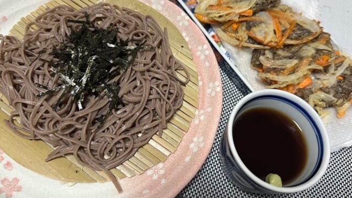 1813　　　　　もずくのかき揚げ蕎麦