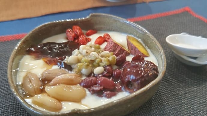 豆花・ぷるぷる黒糖ゼリー・パンプキンクッキー　レッスン終了しました