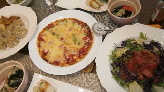 ハーフ＆ハーフ🍕と痕跡を消す夫！（GW8日目）