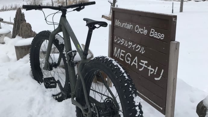 今日も女神湖は雪☃️
