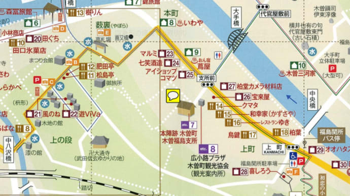 ふらっと宿場町　藤村ゆかりの福島宿（木曽町）