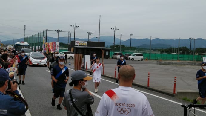 聖火リレー滋賀2日目 愛荘町編