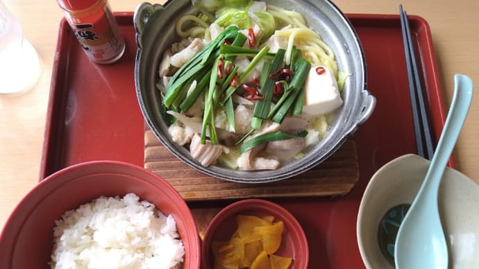 【ジョイフル】博多もつ鍋定食。