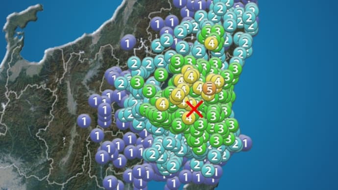 茨城 石川 震度4 地震