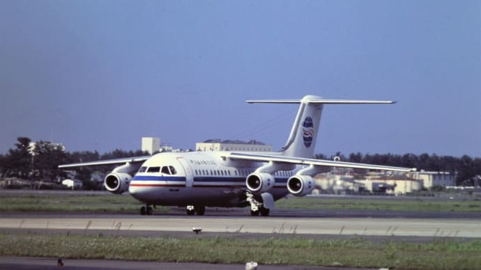 １９９４年５月２日 宮崎空港 中国西北航空 BAe-146-300