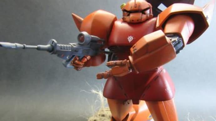 ガンプラ 旧キット 1/144 シャア専用ゲルググ制作③ ついに完成しました!