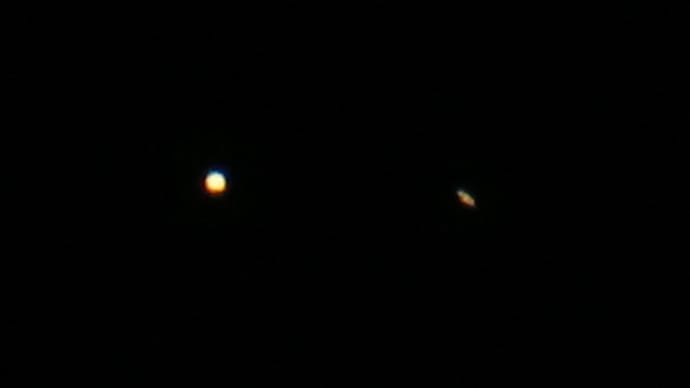 木星と土星の素晴らしき合３