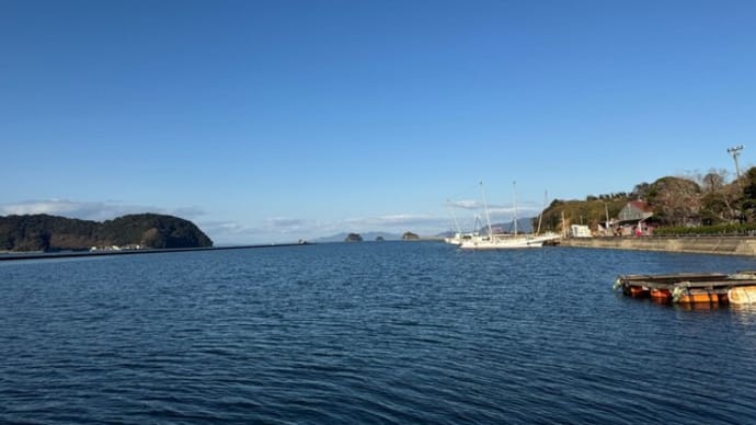 今朝の計石港 朝の仕入にて