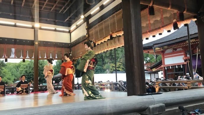 新嘗祭の終盤には天神の喜びが雷と雨に 【八坂神社新嘗祭Ⅳ】
