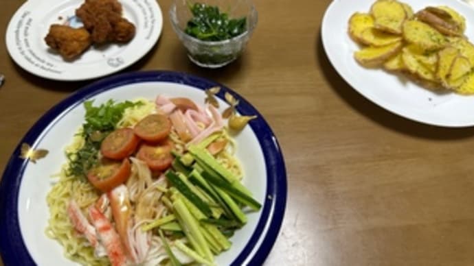 今日のランチ(冷やし中華)