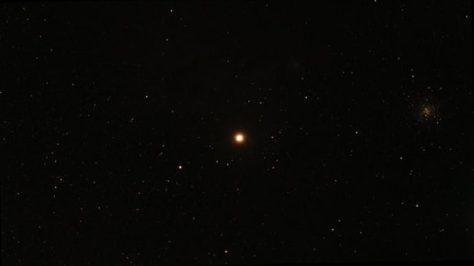 電視観望の記録089(さそり座 アンタレス、M4球状星団）