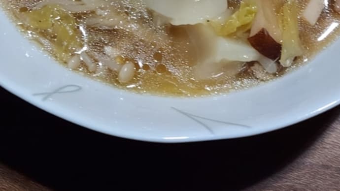 アレンジ料理で夕食