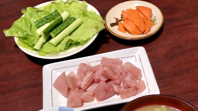 2021年10月19日(火曜)の夕飯メニュー