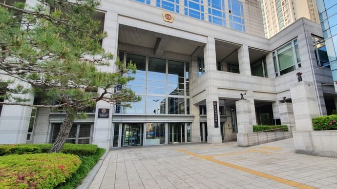 日本国籍で18年勤めた釜山市役所 正面口