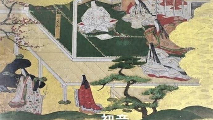 23- 平安人の心 「初音：六条院の正月　明石の君と姫君」