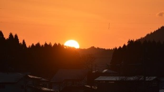今日の日の出