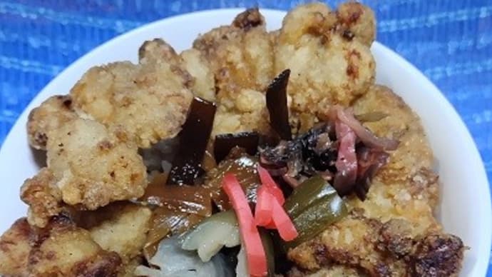 【11/07昼食】岩手県南部鶏手羽ぷり塩麹竜田、炊飯してる間に買い物にいったんだね:D