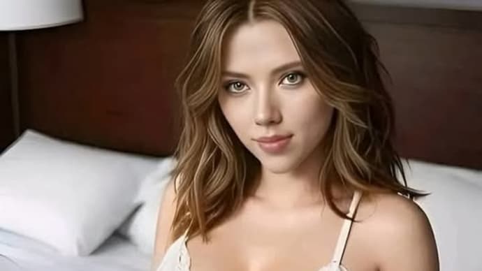 美しいハリウッド女優スカーレット・ヨハンソン