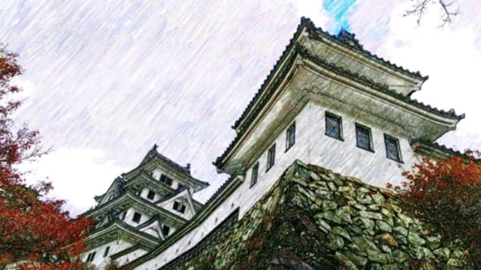 彦根城天守閣と櫓