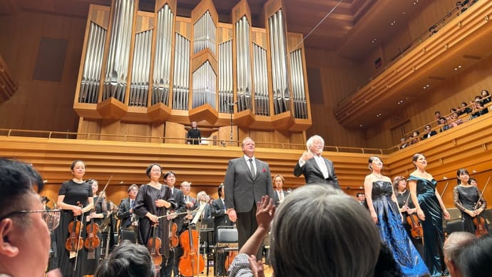 今夜はBCJメンデルスゾーンの讃歌。とてつもない作品だ。