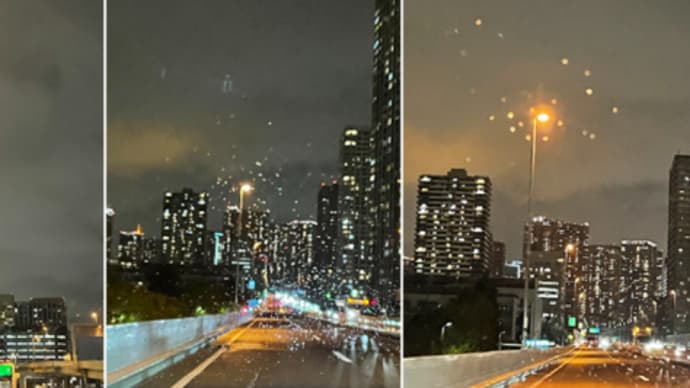 雨の日_夜のドライブ