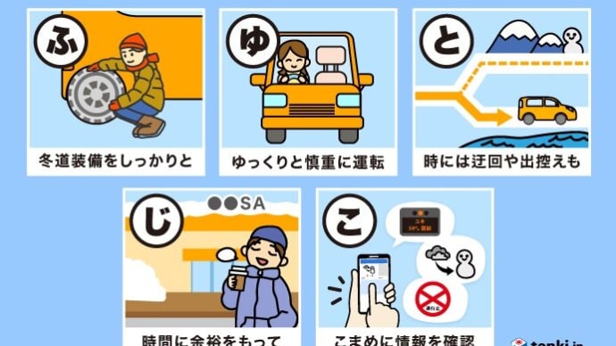 日本列島は真冬の様相、「ふゆとじこ」で十分な対策を!!