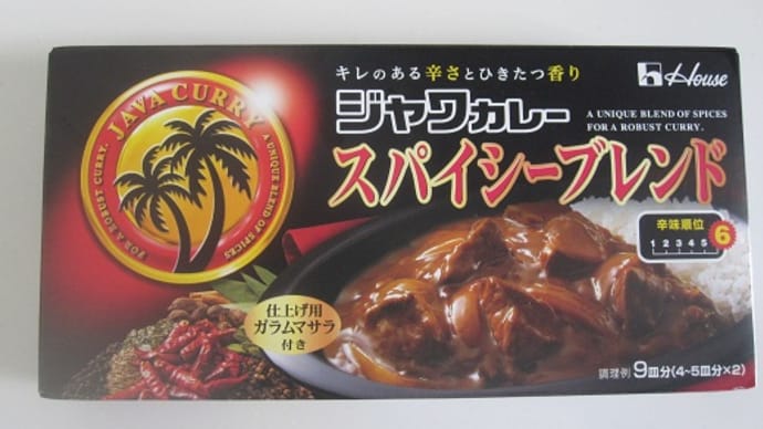 懐かしいカレー。