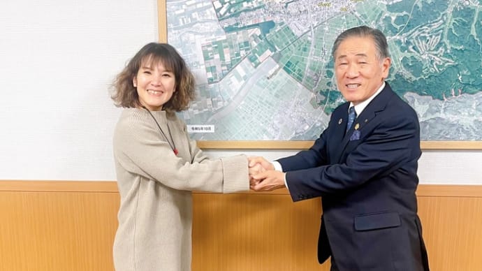 かほく市長・油野和一郎さんにお会いしてきました!