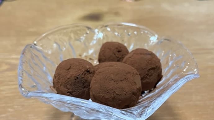 バレンタインデーにチョコを作ってくれました