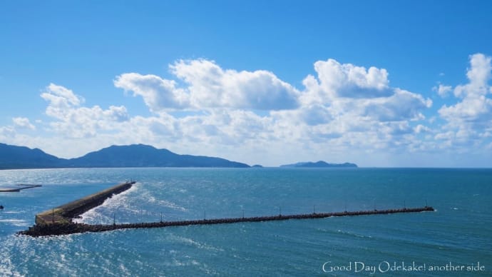 海の街路灯