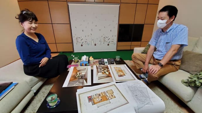 間取りと暮らしと空間設計デザインの途中・・・キッチンの選択とレイアウト・質感の違いから整理整頓する空間構成と暮らしの余白・和モダンのホテルライクと奥行のある暮らし提案。
