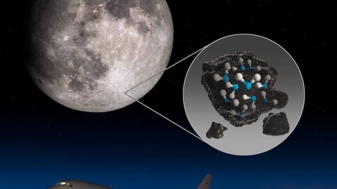 NASAのSOFIAが月の太陽に照らされた表面で水を発見