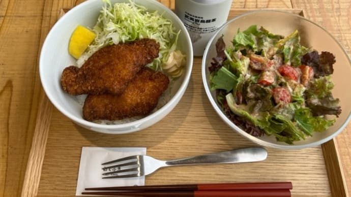 サメのタレカツ丼 / なおえつ良品食堂(新潟県上越市)