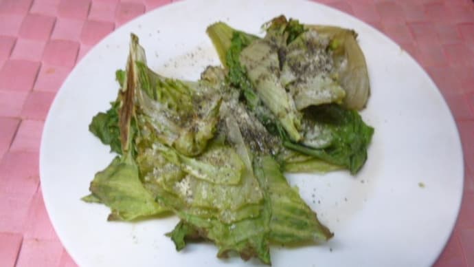 レタスのトースター焼き
