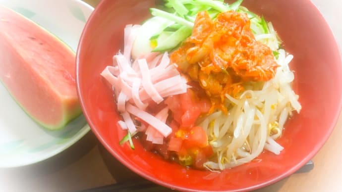夕ごはんは盛岡冷麺❗️