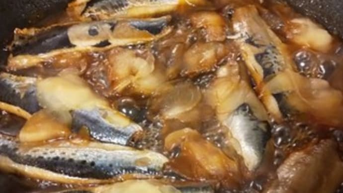 今夜のめし イワシの甘酢しょうが煮