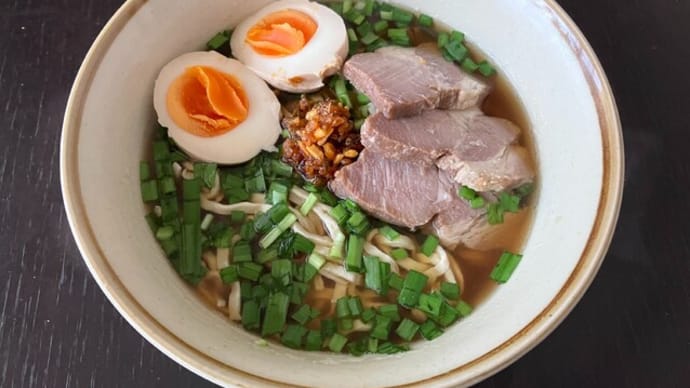 今日はにらそば風豆干絲にしてみました