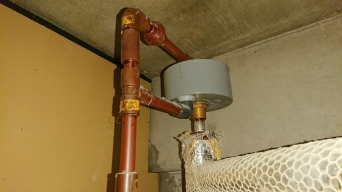 【温水器トラブル】減圧弁&安全弁を交換