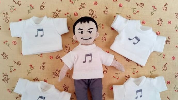 かずまさ君の音符Tシャツ
