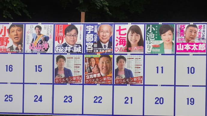 東京都知事選挙2020