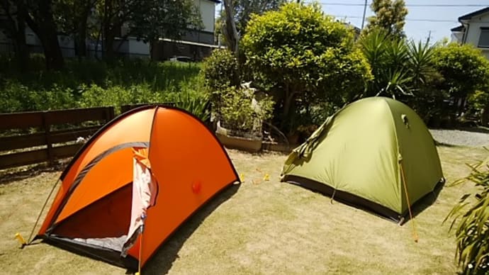 テント連泊、そしていつもの散歩♪