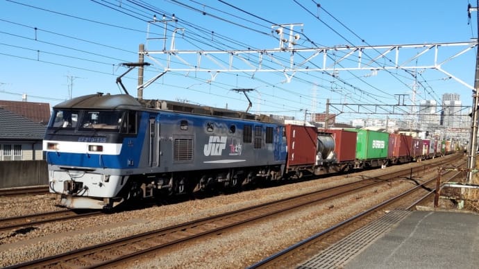 EF210-155 大型コンテナ牽引(4072レ)【尻手駅:南武支線】2024.12.23