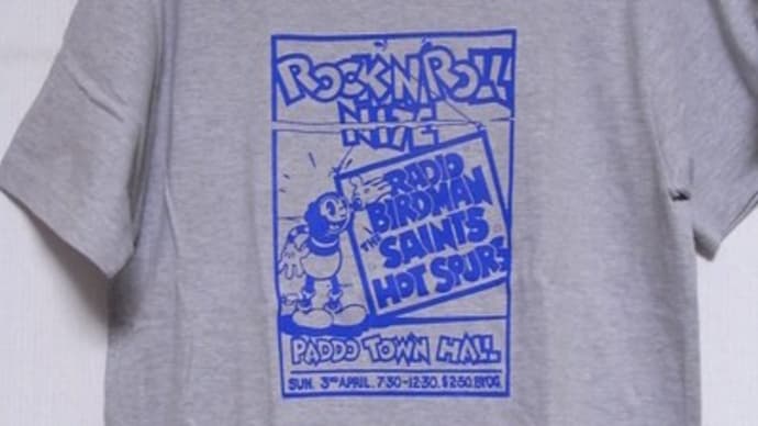 ROCK Tシャツ:RADIO BIRDMAN/THE SAINTS