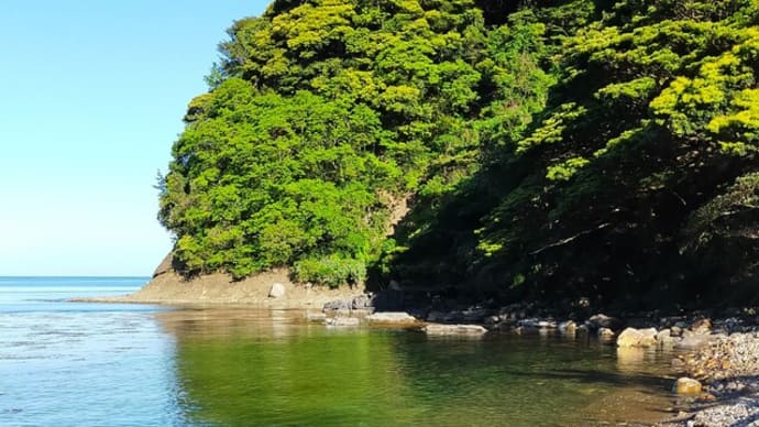 隠岐の島の海岸にて 貝殻節 尺八を楽しむ♪